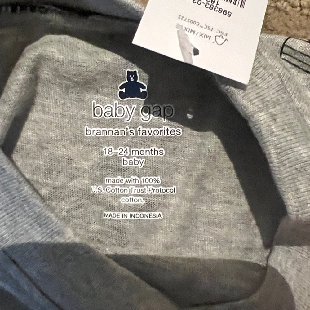 GAP Baby Cotton Matching Set - 18-24 months - NWT - Picture 2 of 4